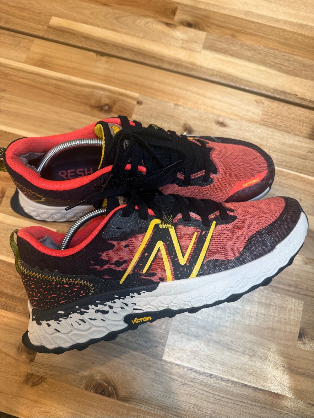New Balance Hierro Men’s Coral & Black Running Shoes
